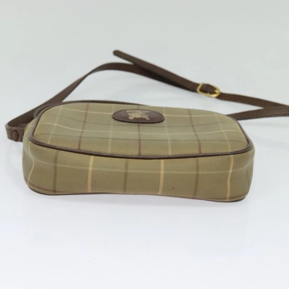 Burberrys Nova Check Shoulder Bag Canvas Beige Auth bs27696 - Picture 6 of 15